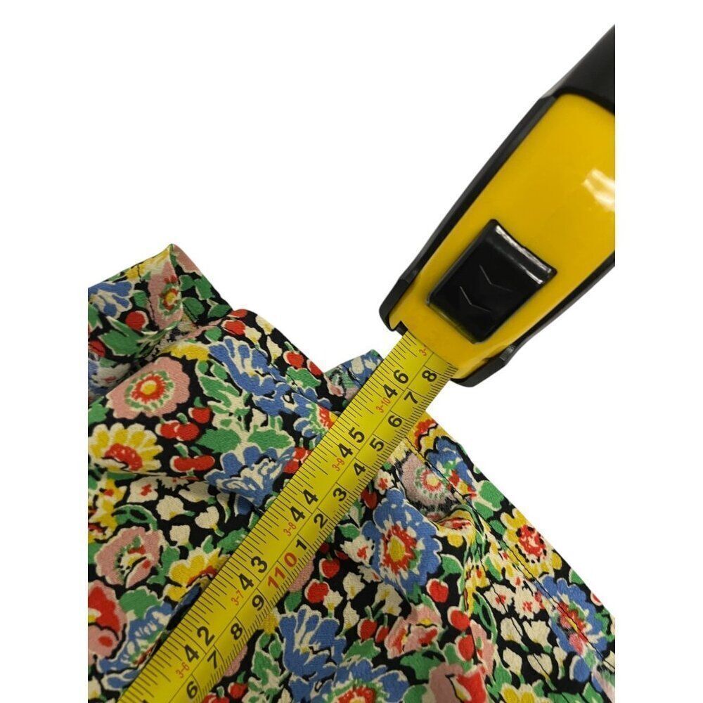 Boden Womens Midi Tea Dress UK 12L US 8L tall Multicolor Floral Vneck D0295 NWT - Picture 10 of 11